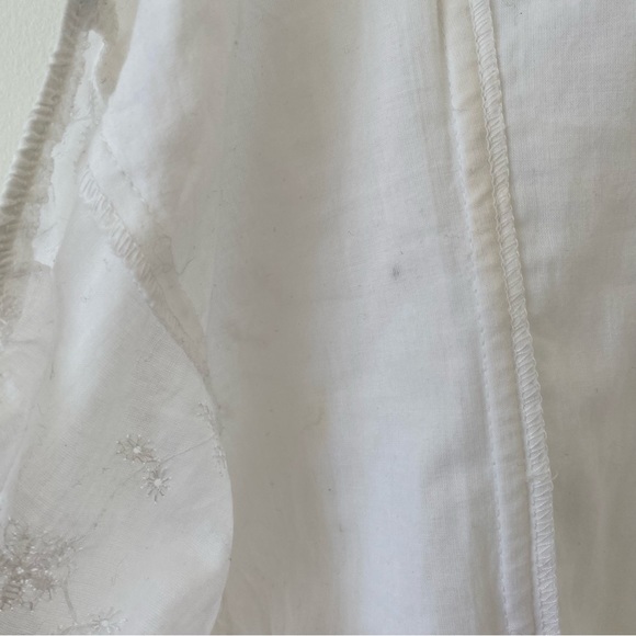 White Lace-Up Ruffle Bustier Top - Picture 6 of 9